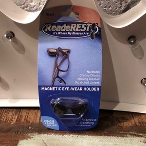 Readerest eyeglass holder